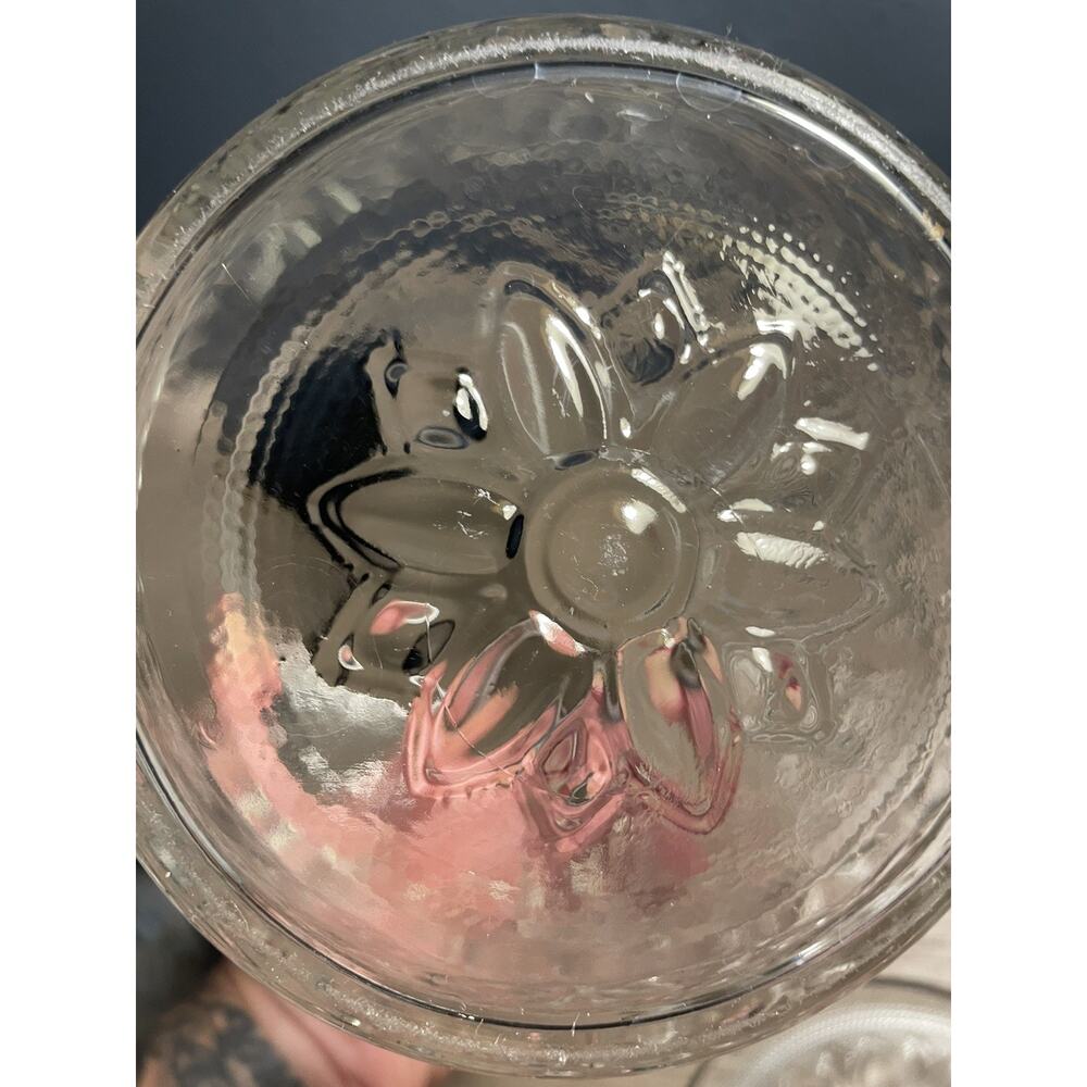 Anchor Hocking Vintage Clear Sandwich Cookie Jar & Lid - 10 1/8'' Glassware - Picture 4 of 6